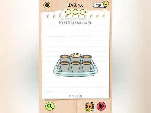 Brain Test 5 Level 100 - Find the odd one. (Image 6)