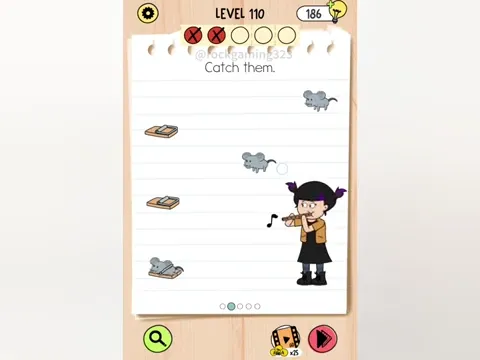 Brain Test 5 Level 110 - Catch them. (Image 2)
