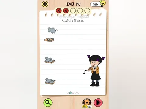 Brain Test 5 Level 110 - Catch them. (Image 3)