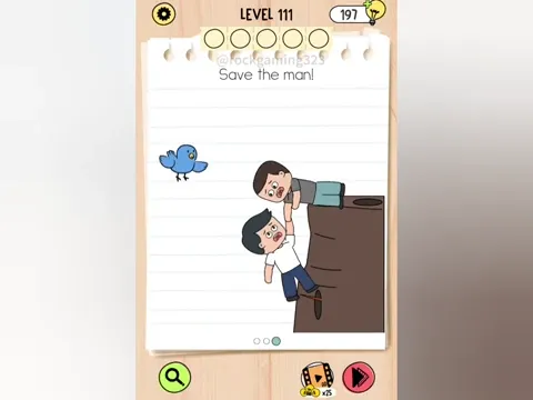 Brain Test 5 Level 111 - Save the man! (Image 6)