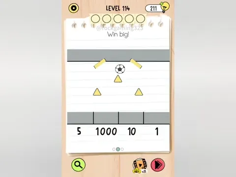 Brain Test 5 Level 114 - Win big! (Image 1)