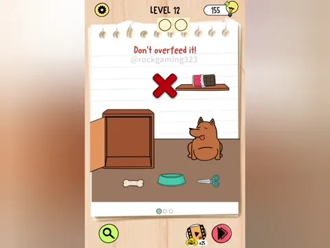 Brain Test 5 Level 12 - Feed the dog. (Image 2)