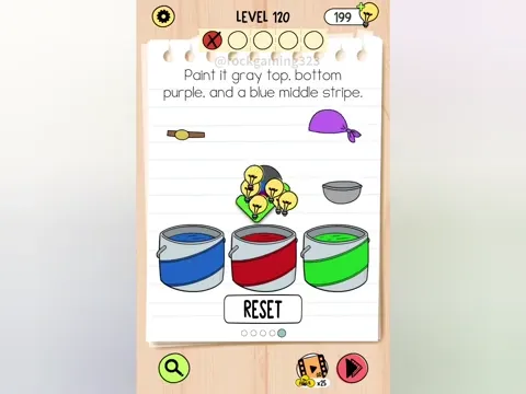 Brain Test 5 Level 120 - Paint the ball. (Image 6)