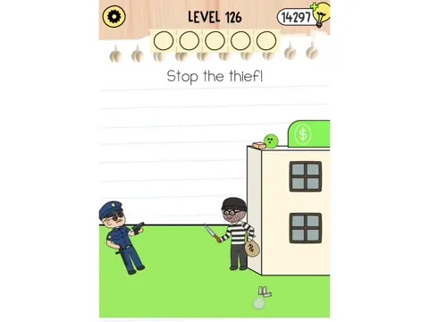 Brain Test 5 Level 126 - Stop the thief! (Image 1)