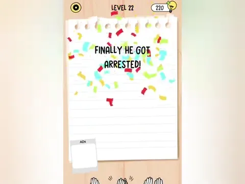 Brain Test 5 Level 22 - Save the woman from the murderer! (Image 5)