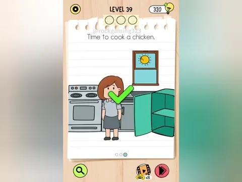 Brain Test 5 Level 39 - Time to cook a chicken. (Image 2)