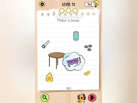 Brain Test 5 Level 73 - Make a bowl. (Image 2)