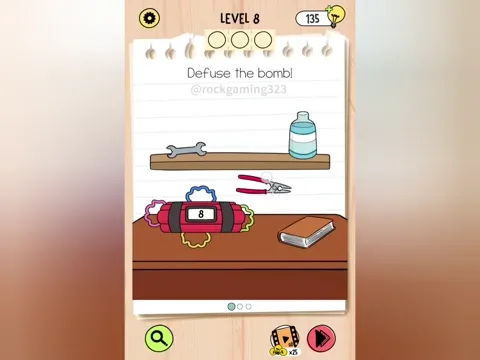 Brain Test 5 Level 8 - Defuse the bomb! (Image 1)