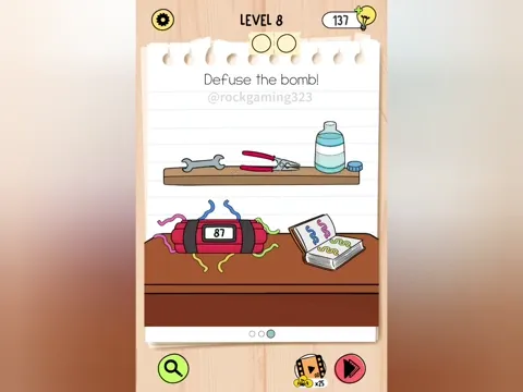 Brain Test 5 Level 8 - Defuse the bomb! (Image 5)