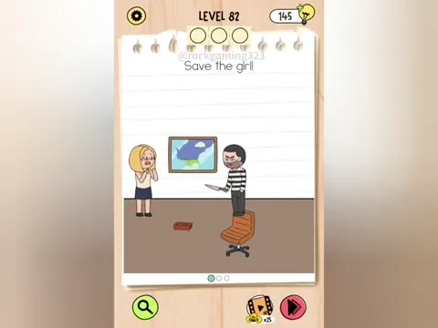 Brain Test 5 Level 82 - Save the girl! (Image 1)