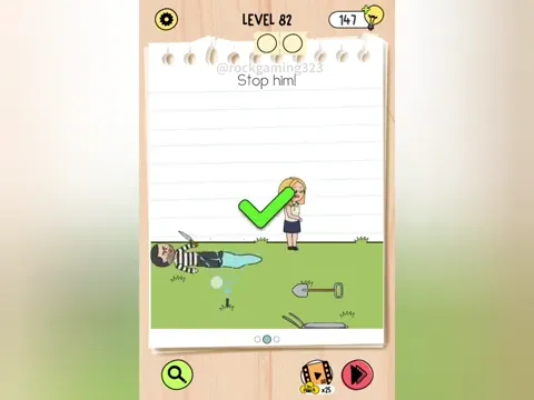 Brain Test 5 Level 82 - Stop him! (Image 4)