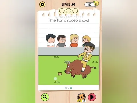 Brain Test 5 Level 89 - Time for a rodeo show! (Image 1)
